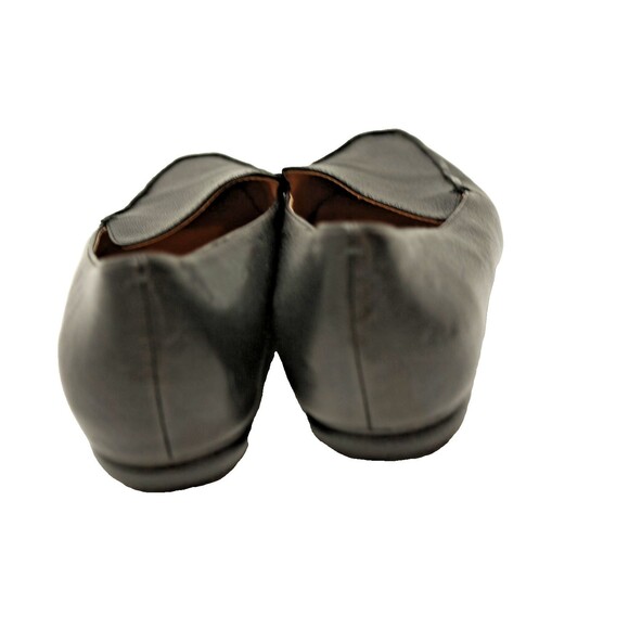 Franco Sarto Shoes Women’s SZ 7.5 Black Soft Leather Pointed Toe Loafers Flats - Picture 3 of 10
